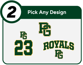 PRINCE GEORGE HIGH SCHOOL ROYALS Customize It Banner - Step 2 Banner