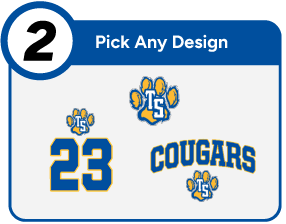 THOMAS STONE HIGH SCHOOL COUGARS Customize It Banner - Step 2 Banner