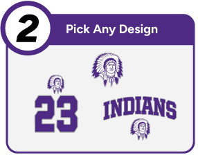 NORTH BROOKFIELD JR-SR HIGH INDIANS Customize It Banner - Step 2 Banner