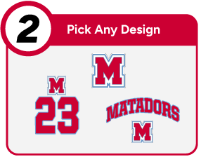 MIRA LOMA HIGH SCHOOL MATADORS Customize It Banner - Step 2 Banner