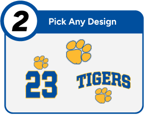 MOUNT PLEASANT HIGH SCHOOL TIGERS Customize It Banner - Step 2 Banner