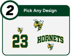 NORTH READING HIGH SCHOOL HORNETS Customize It Banner - Step 2 Banner
