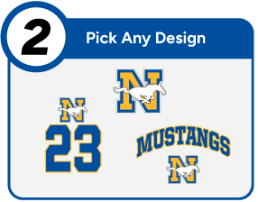 NORWOOD HIGH SCHOOL MUSTANGS Customize It Banner - Step 2 Banner