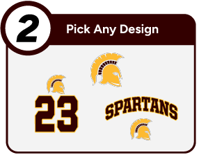 THOMAS JEFFERSON HIGH SCHOOL SPARTANS Customize It Banner - Step 2 Banner