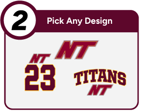 NEW TOWN HIGH SCHOOL TITANS Customize It Banner - Step 2 Banner