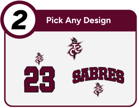 TC Christian Sabres Customize It Banner - Step 2 Banner
