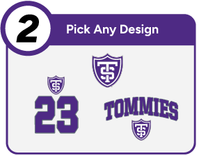 University Of St. Thomas Athletics The Official Online Store Customize It Banner - Step 2 Banner