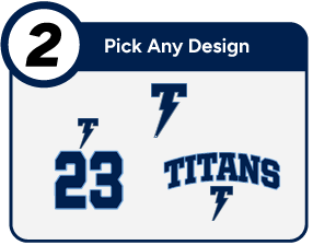 Northshore Titans Online Store Customize It Banner - Step 2 Banner