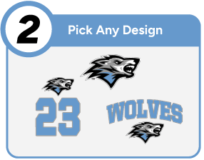 Elkhorn North Wolves Online Store Customize It Banner - Step 2 Banner