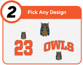 NCCAE Owls Online Store Customize It Banner - Step 2 Banner