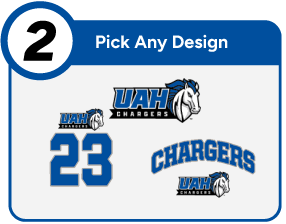 UAH Chargers Customize It Banner - Step 2 Banner