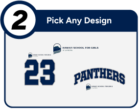 Hawaii School for Girls at La Pietra Panthers Customize It Banner - Step 2 Banner