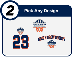 Give N Grow Sports Online Apparel Store Customize It Banner - Step 2 Banner