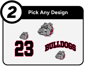 Boiling Springs Middle School bulldogs offical sideline store Customize It Banner - Step 2 Banner