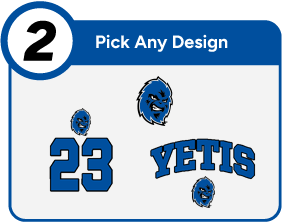 Cleveland Community College Yetis Customize It Banner - Step 2 Banner
