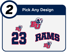 Bluefield University Sideline Store Customize It Banner - Step 2 Banner