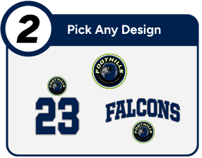 FOOTHILLS FALCONS Customize It Banner - Step 2 Banner