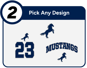 Ranchos Mustangs Customize It Banner - Step 2 Banner