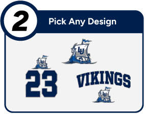 Lawrence University Vikings Online Store Customize It Banner - Step 2 Banner