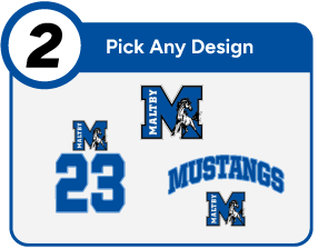 Maltby Mustangs Customize It Banner - Step 2 Banner