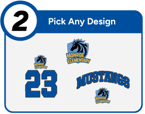 Monroe Mustangs Customize It Banner - Step 2 Banner