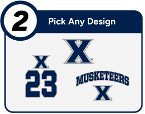 Xavier University Musketeers Customize It Banner - Step 2 Banner