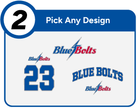 Dollar Bay  Blue Bolts Customize It Banner - Step 2 Banner