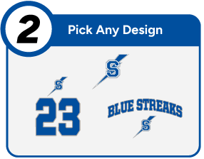 Saratoga Springs Blue Streaks Customize It Banner - Step 2 Banner