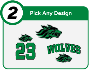 Wonderful College Prep Academy Wolves Customize It Banner - Step 2 Banner