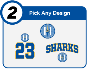 Hampton Academy Sharks Customize It Banner - Step 2 Banner