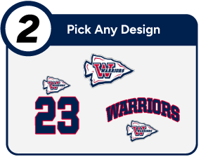 Washington Academic  Warriors Customize It Banner - Step 2 Banner