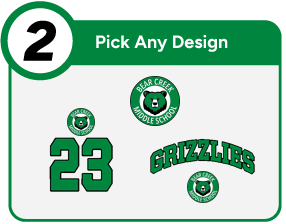 Bear Creek  Grizzlies Customize It Banner - Step 2 Banner