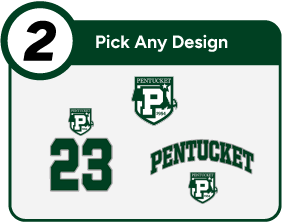 Pentucket Regional The Official Online Store Customize It Banner - Step 2 Banner