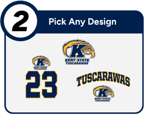Kent State Tuscarawas Online Athletics Store Customize It Banner - Step 2 Banner