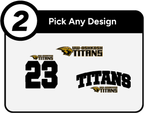 University of Wisconsin-Oshkosh Titans Customize It Banner - Step 2 Banner