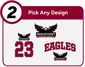 High Point Christian Eagles Customize It Banner - Step 2 Banner
