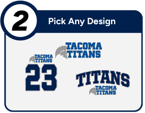 Tacoma Community College Titans Customize It Banner - Step 2 Banner
