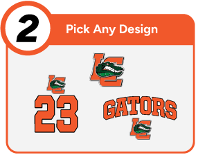 LEAKE COUNTY HIGH SCHOOL GATORS Customize It Banner - Step 2 Banner