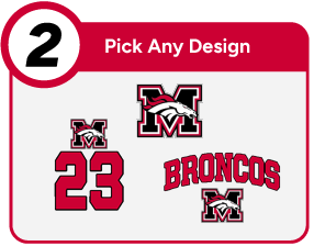 MUSTANG HIGH SCHOOL BRONCOS Customize It Banner - Step 2 Banner