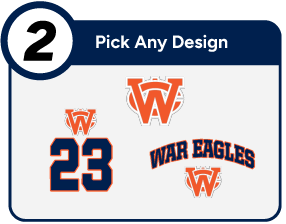 WAYNE COUNTY HIGH SCHOOL WAR EAGLES Customize It Banner - Step 2 Banner