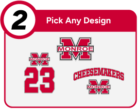 MONROE HIGH SCHOOL CHEESEMAKERS Customize It Banner - Step 2 Banner