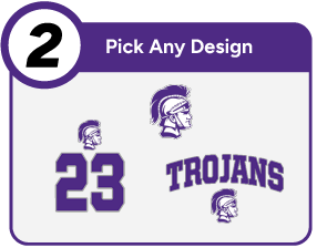 DOWNERS GROVE NORTH HIGH SCHOOL TROJANS Customize It Banner - Step 2 Banner