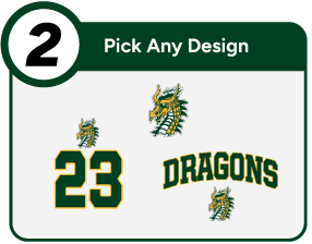 HANA HIGH AND ELEMENTARY SCHOOL DRAGONS Customize It Banner - Step 2 Banner