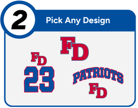 FORT DORCHESTER HIGH SCHOOL PATRIOTS Customize It Banner - Step 2 Banner
