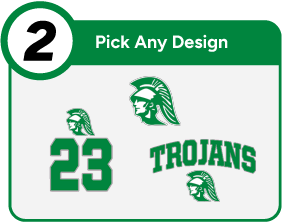 DWIGHT HIGH SCHOOL TROJANS Customize It Banner - Step 2 Banner