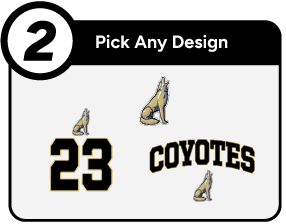 MONARCH HIGH SCHOOL COYOTES Customize It Banner - Step 2 Banner