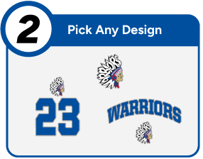 EAST DUBUQUE HIGH SCHOOL WARRIORS Customize It Banner - Step 2 Banner