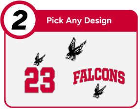 WABASHA-KELLOGG HIGH SCHOOL FALCONS Customize It Banner - Step 2 Banner