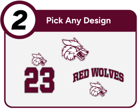 CAPITOL HILL HIGH SCHOOL RED WOLVES Customize It Banner - Step 2 Banner
