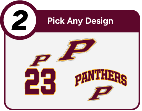 PERRY HIGH SCHOOL PANTHERS Customize It Banner - Step 2 Banner